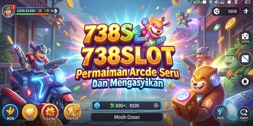 Tampilan gameplay 738SLOT yang penuh warna dan menarik.