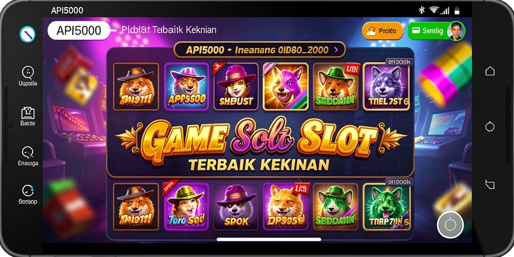 Screenshot gameplay API5000 menunjukkan keseruan bermain Slot.