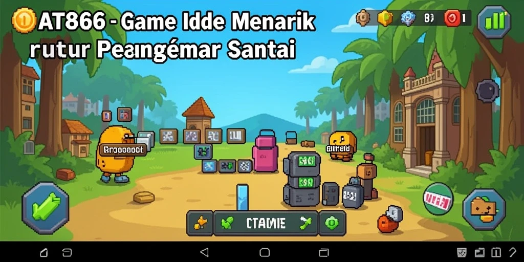 Gameplay AT866 menampilkan karakter yang bekerja secara otomatis.