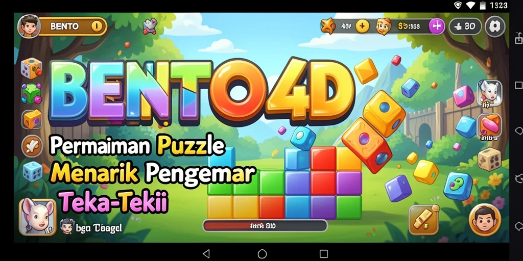 Gameplay menantang dan grafis menarik dalam BENTO4D.