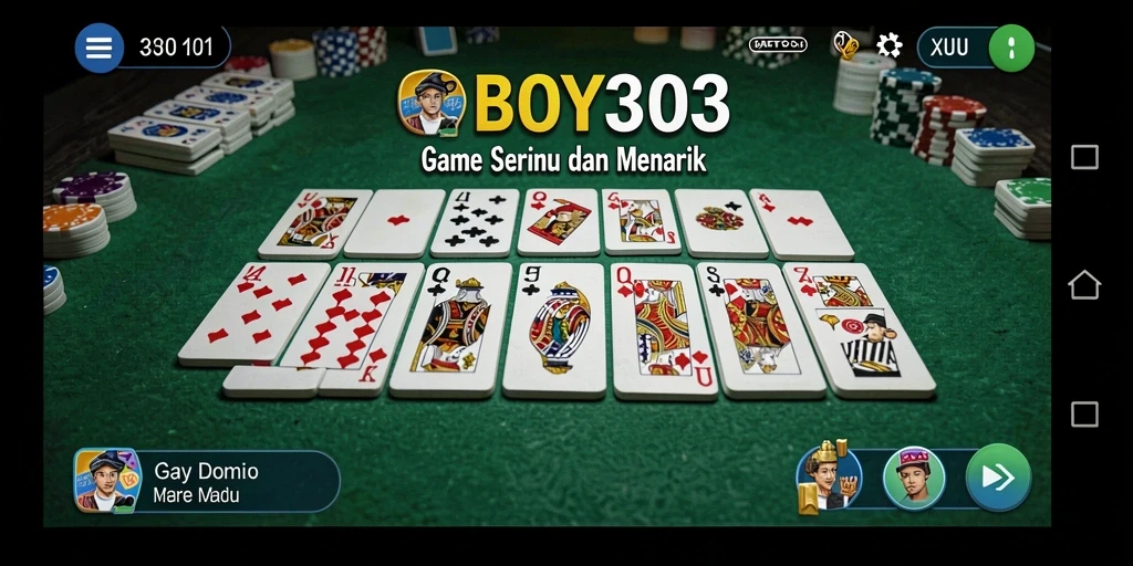 Gameplay seru BOY303 dengan grafis menarik.