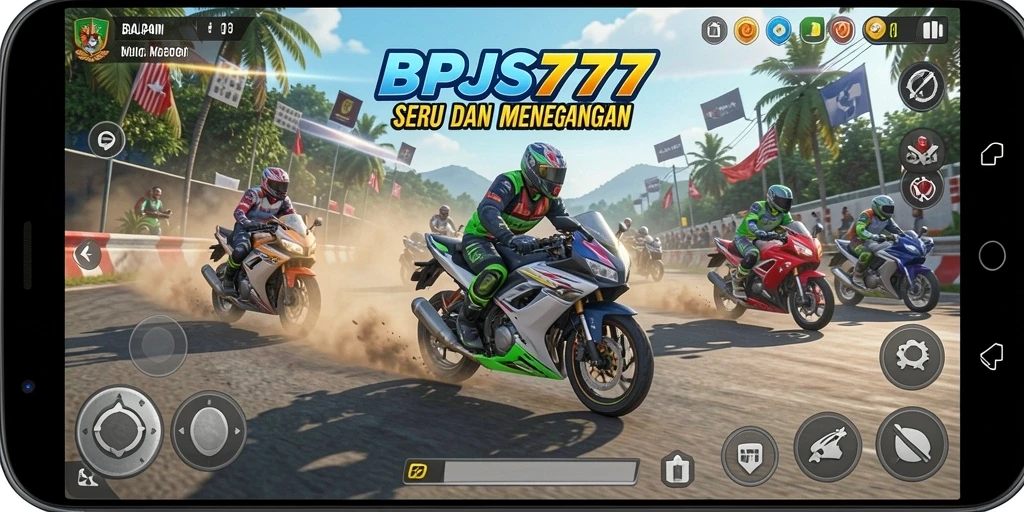 Gameplay seru balapan motor dengan grafis menawan dalam BPJS777.