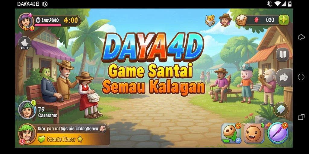 Tampilan gameplay yang sederhana namun mengasyikkan dari DAYA4D.