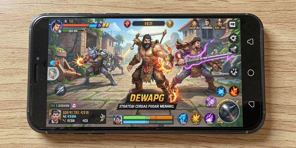 Tampilan gameplay menarik dari DEWAPG menunjukkan strategi mendalam dan taktik cerdas.