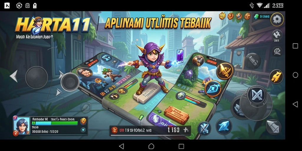 Tangkapan layar utama HARTA11 menampilkan antarmuka aplikasi untuk manajemen tugas.