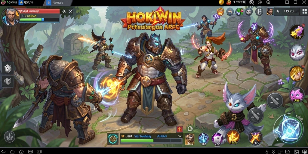 Tampilan gameplay HOKIWIN yang menegangkan dan penuh aksi.