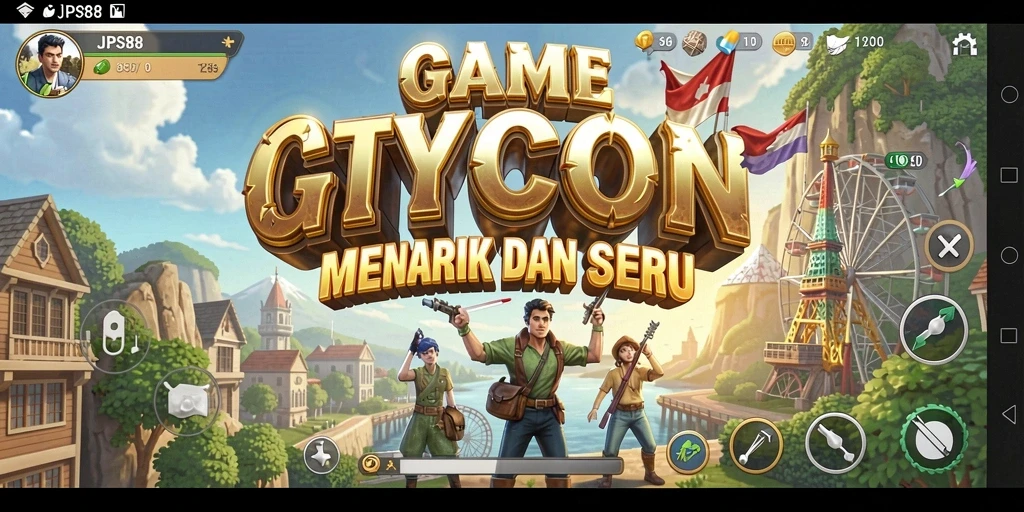 Tampilan utama gameplay JPS88 yang seru dan menantang.