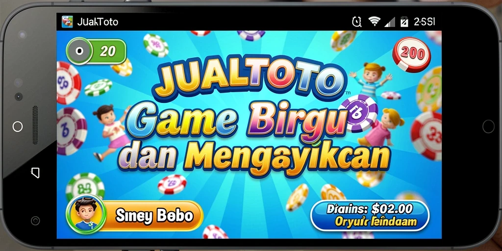 Tampilan gameplay seru dari permainan Bingo JUALTOTO.