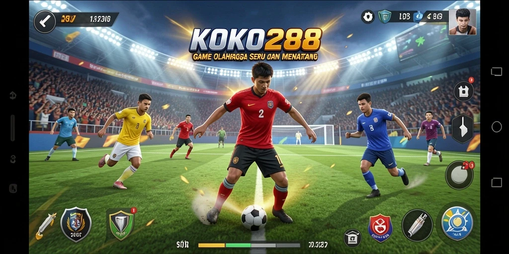 Screenshot gameplay KOKO288 yang menunjukkan pertarungan seru di lapangan.