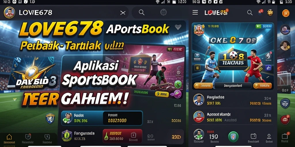 Screenshot utama LOVE678 yang menunjukkan pengalaman taruhan olahraga.