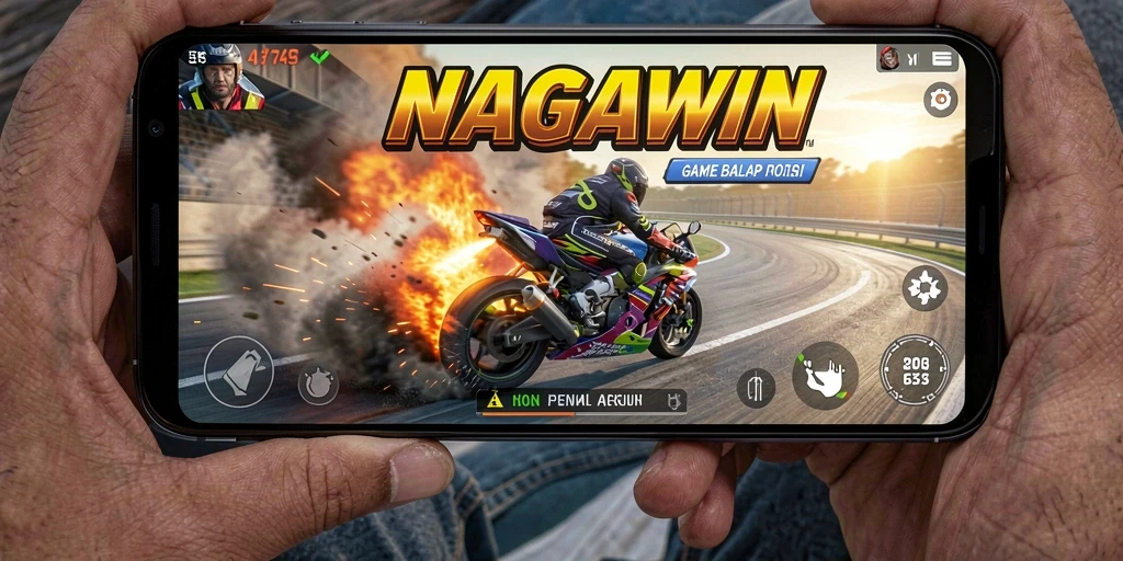Screenshot dari gameplay menegangkan NAGAWIN yang mempukau.