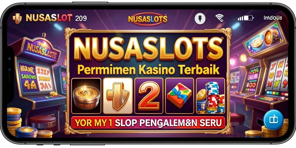 Tampilan seru gameplay NUSASLOTS dengan berbagai mesin slot.