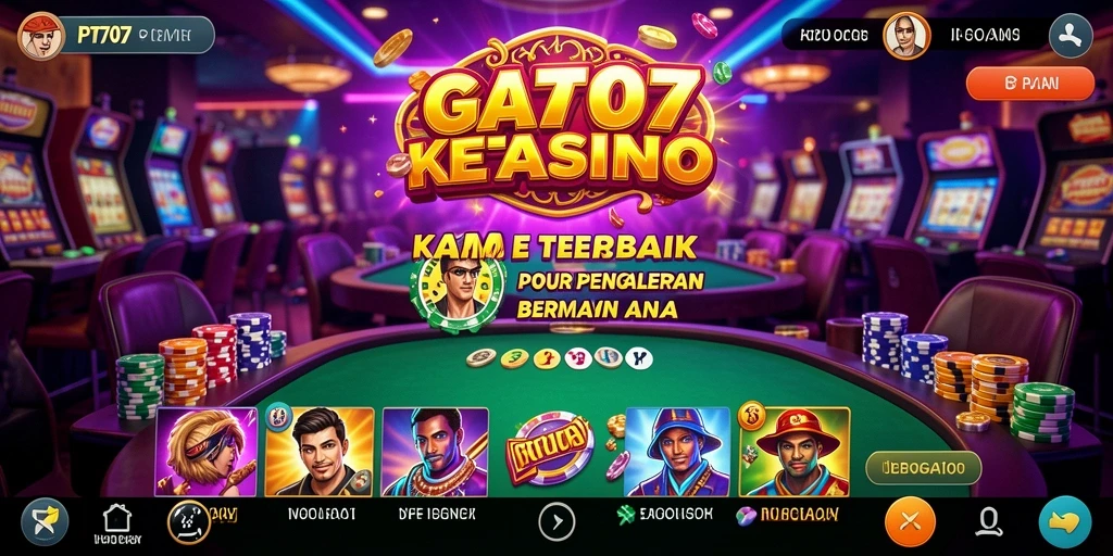 Screenshot gameplay PT707 menampilkan pengalaman Kasino yang seru dan mengasyikkan.