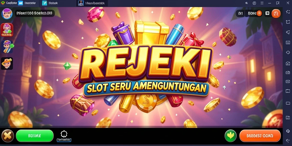 Tampilan gameplay seru dan menarik dari REJEKI.