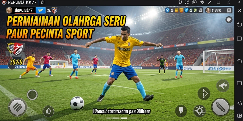 Tampilan menarik dari gameplay <strong>REPUBLIK77</strong> yang menampilkan kebangkitan semangat olahraga.