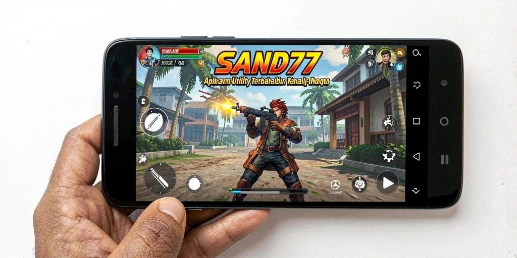 Tampilan SAND77 dengan fitur-fitur Utility yang lengkap.